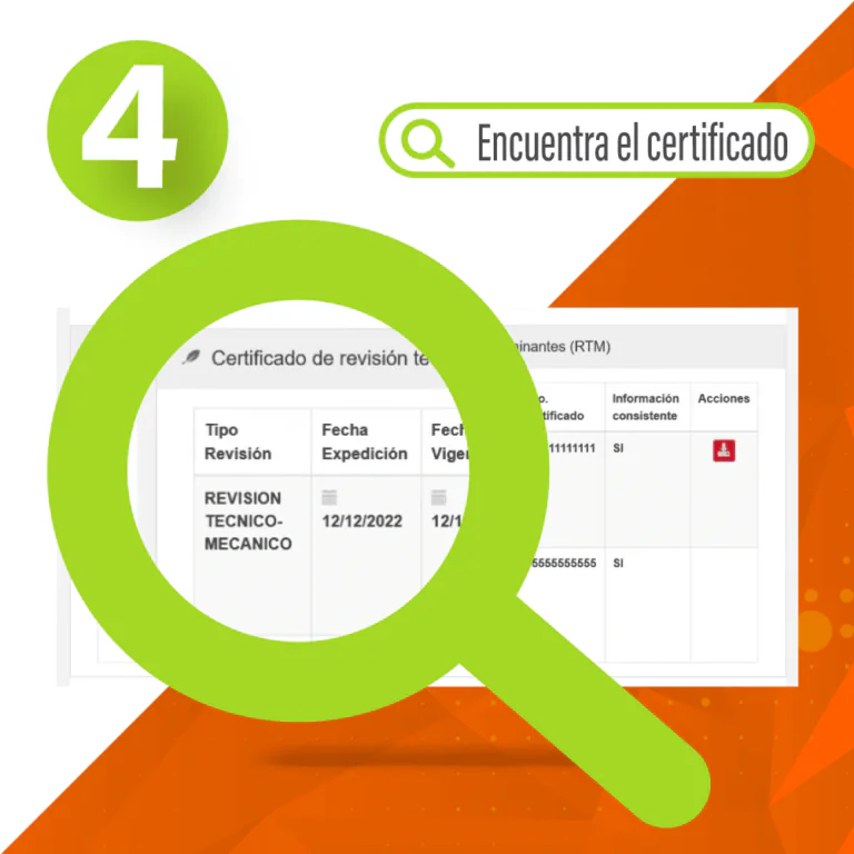 4. Encuentra el Certificado